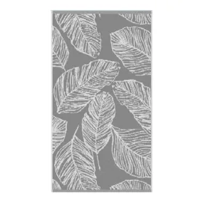 Matteo Jacquard Bath Towel - Grey