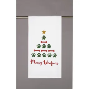 Merry Woofmas Kitchen Towel