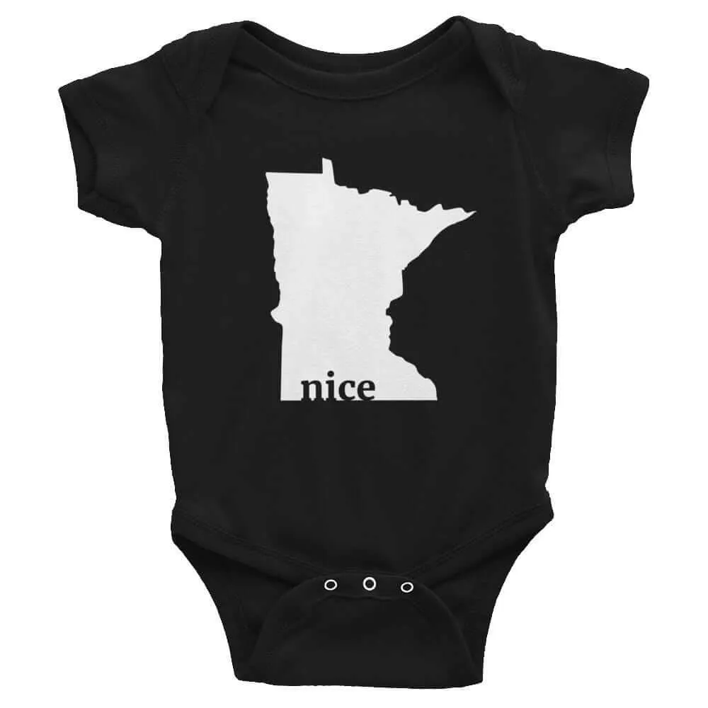 Minnesota Nice Baby Onesie