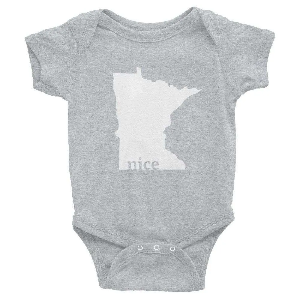 Minnesota Nice Baby Onesie