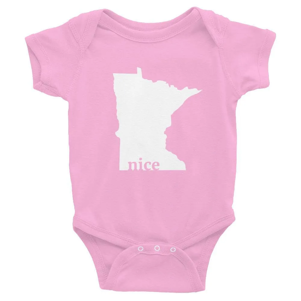 Minnesota Nice Baby Onesie