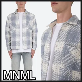 MNML  |Other Plaid Patterns Street Style Cotton Shirts