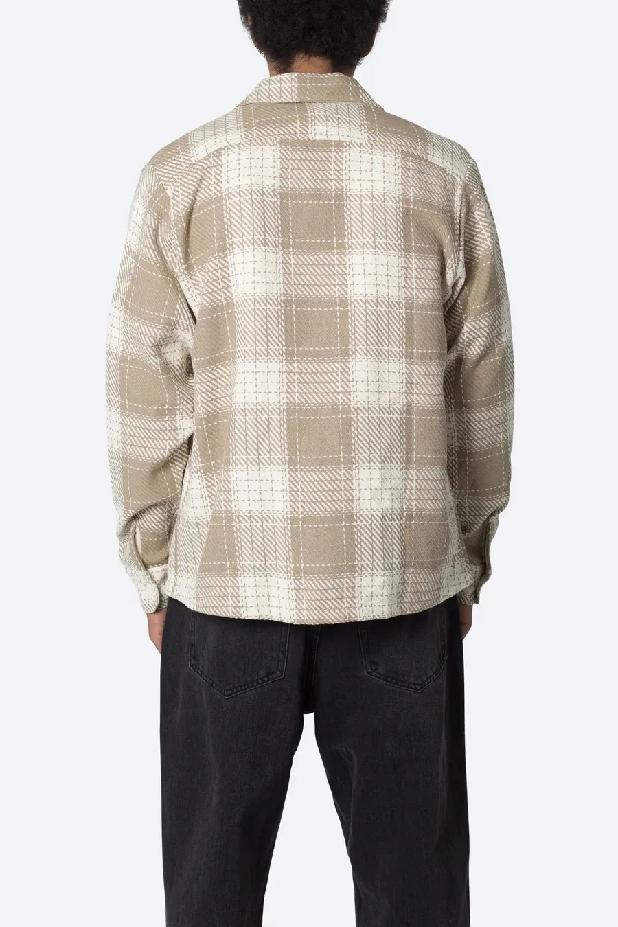 MNML  |Other Plaid Patterns Street Style Long Sleeves Cotton Shirts