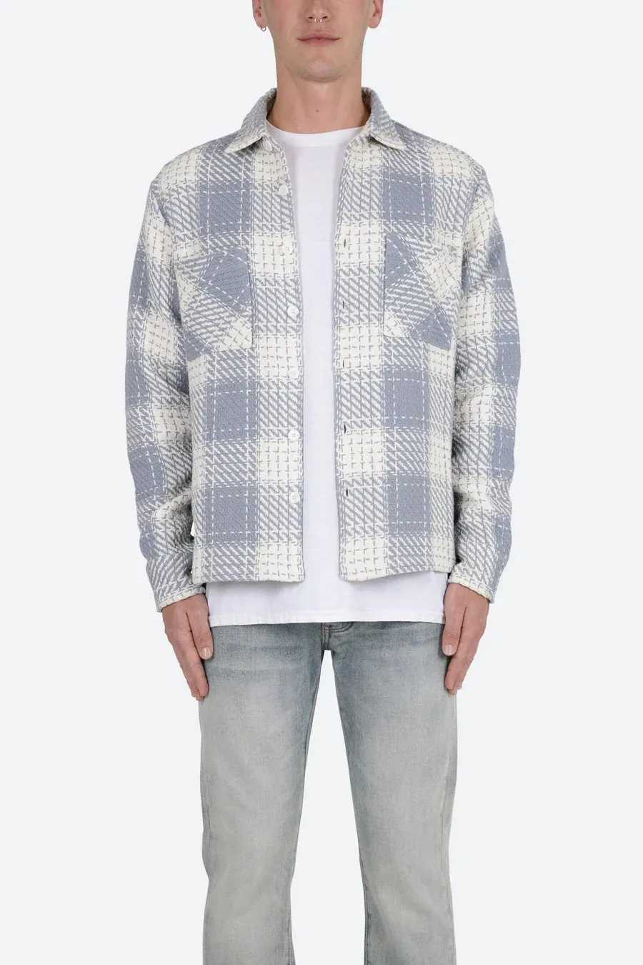 MNML  |Other Plaid Patterns Street Style Long Sleeves Cotton Shirts