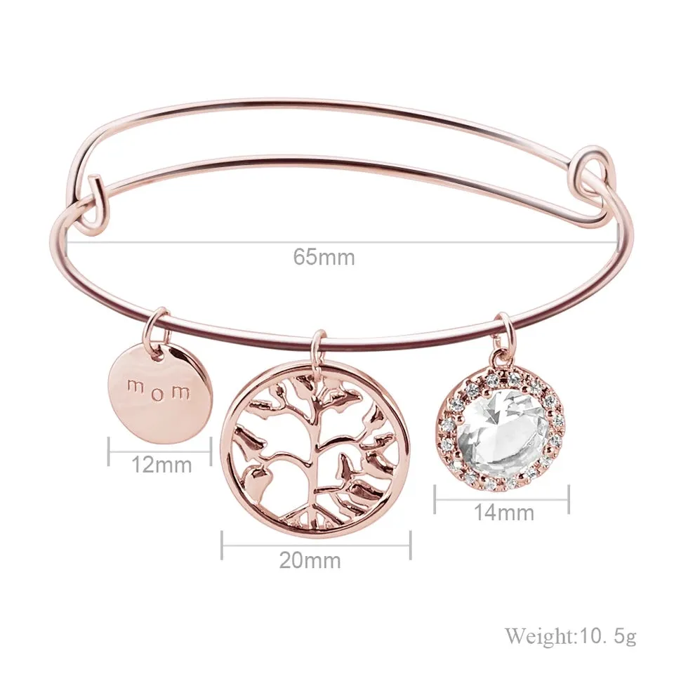 Mom Bracelet Rose Gold