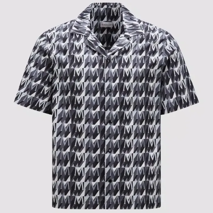 MONCLER  |Other Plaid Patterns Wool Short Sleeves Logo Shirts