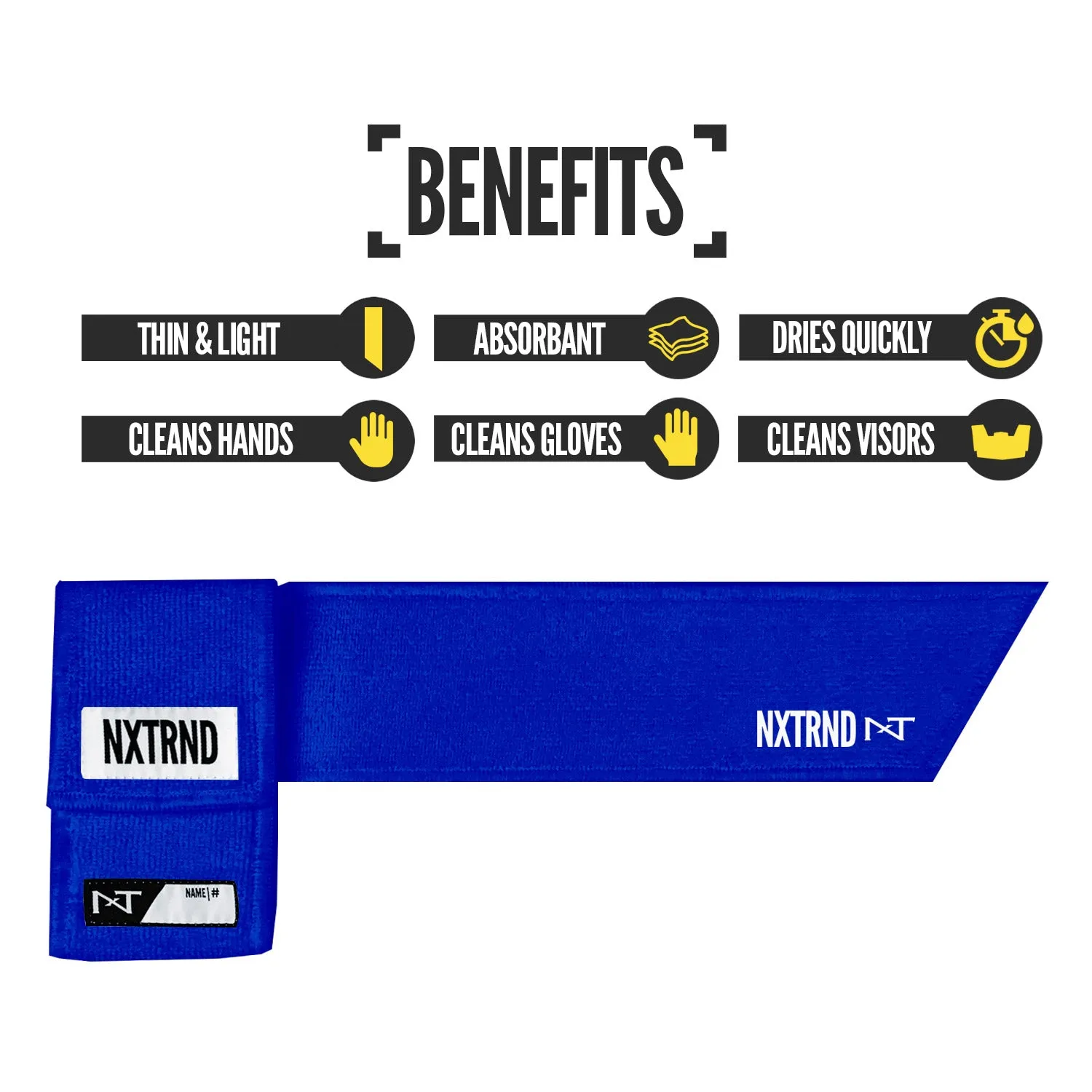 Nxtrnd Streamer Football Towel Blue