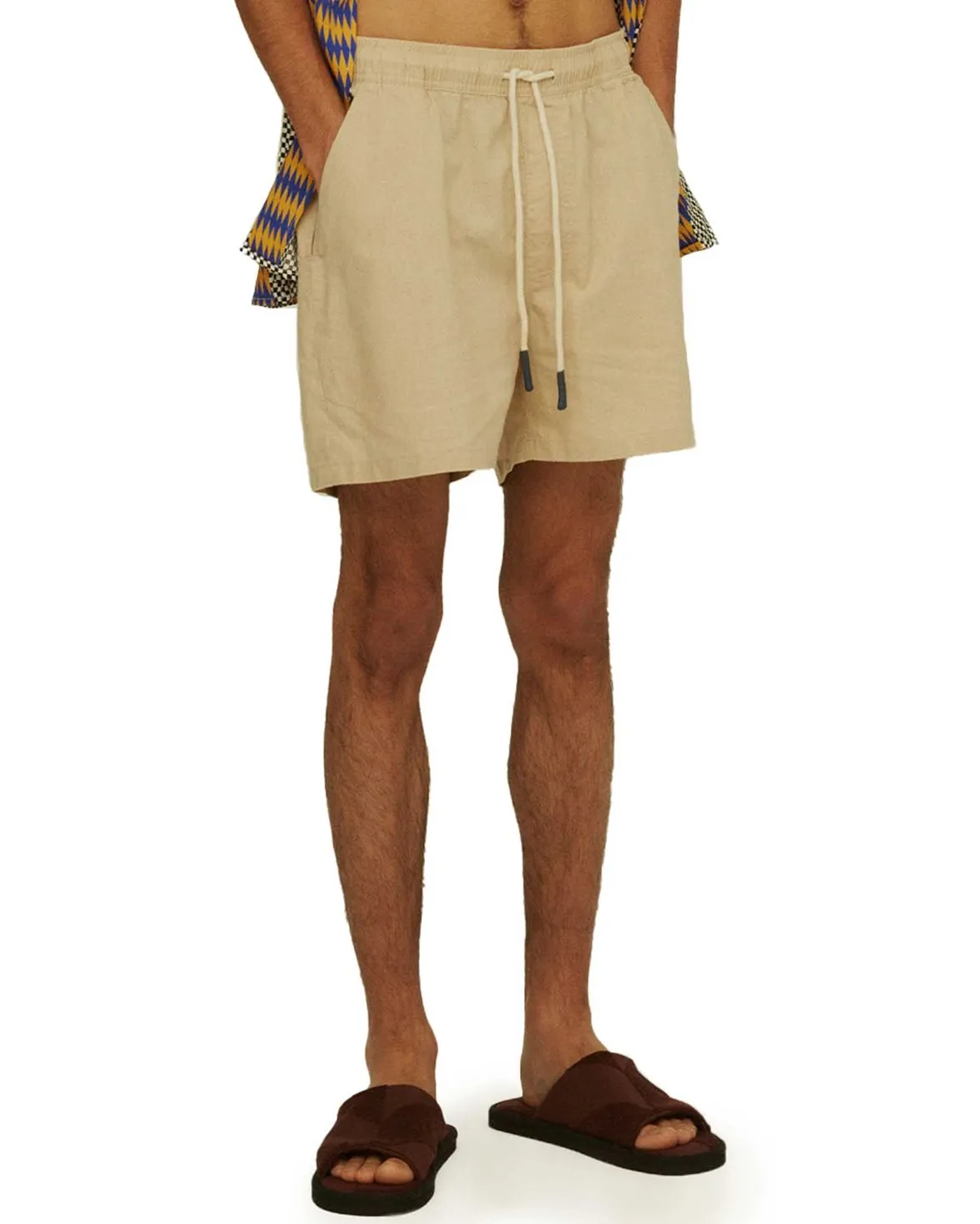 OAS Linen Shorts Beige