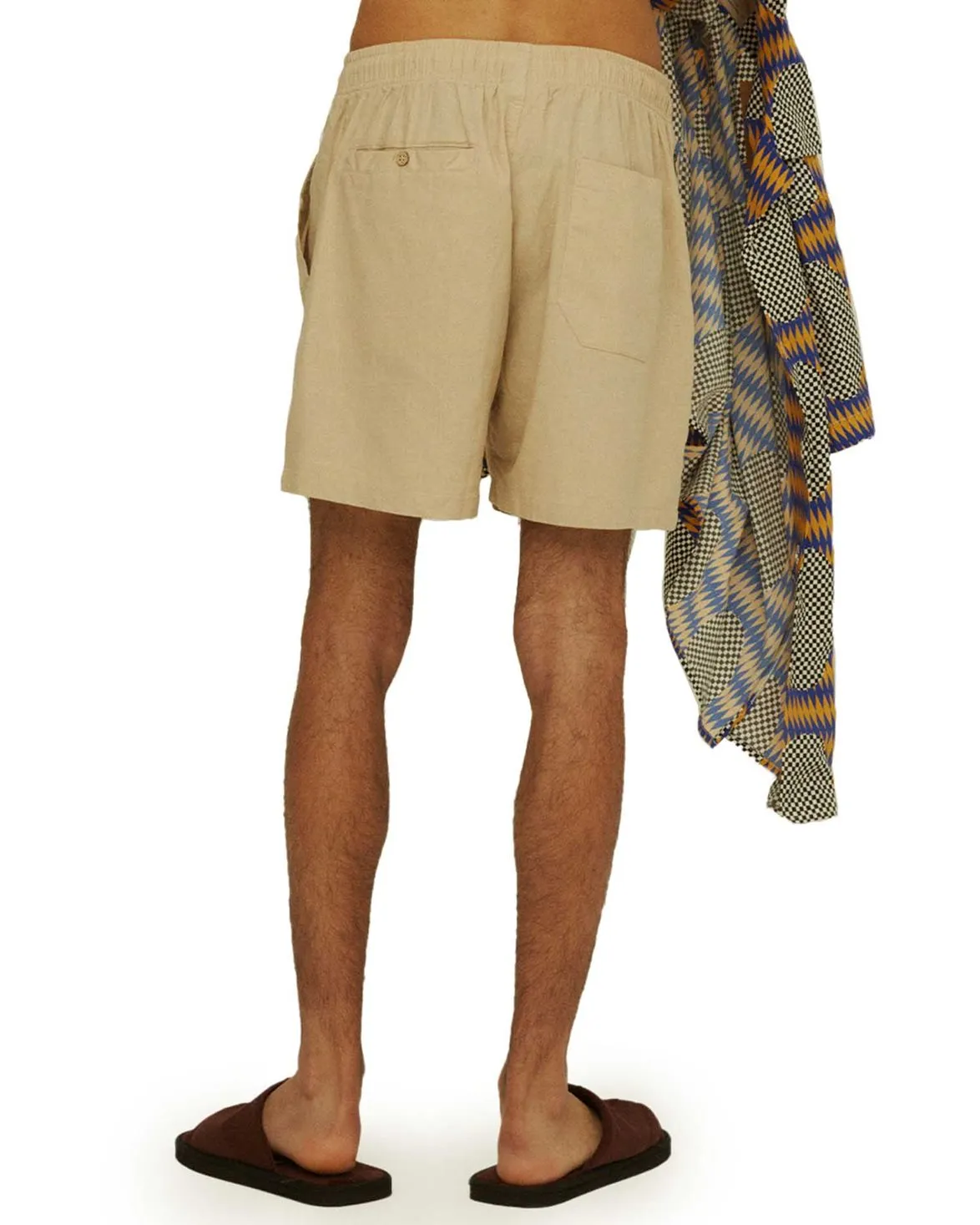 OAS Linen Shorts Beige