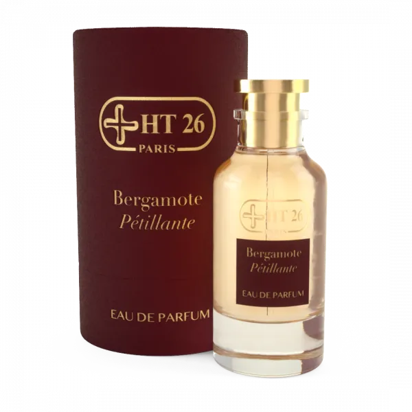 Parfum Bergamote Pétillante - Eau de Parfum énergisante, frache et citronnée. Flacon 100 ml