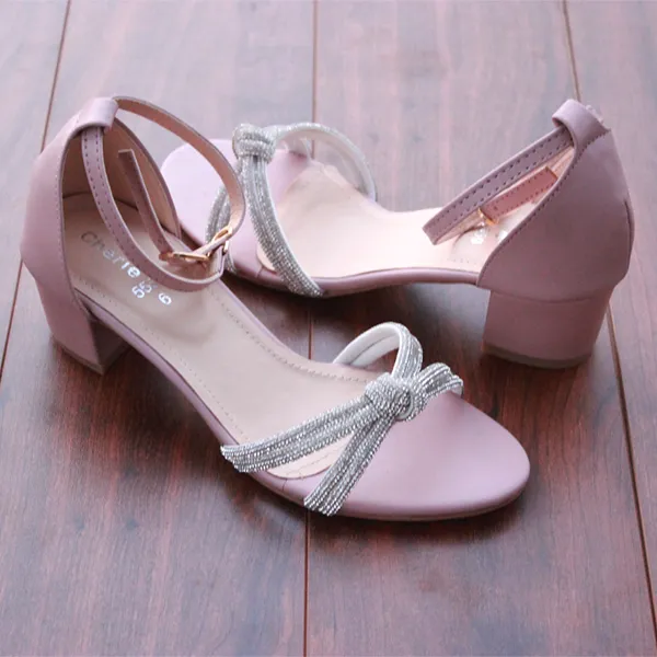 Pink Block Heel Sandal for women