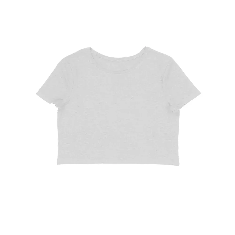 Plain Cotton Crop Top for Women