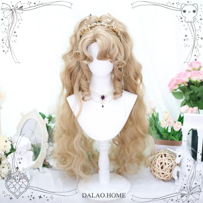 Princess Series Long Blonde Queen Lolita Wig ON986