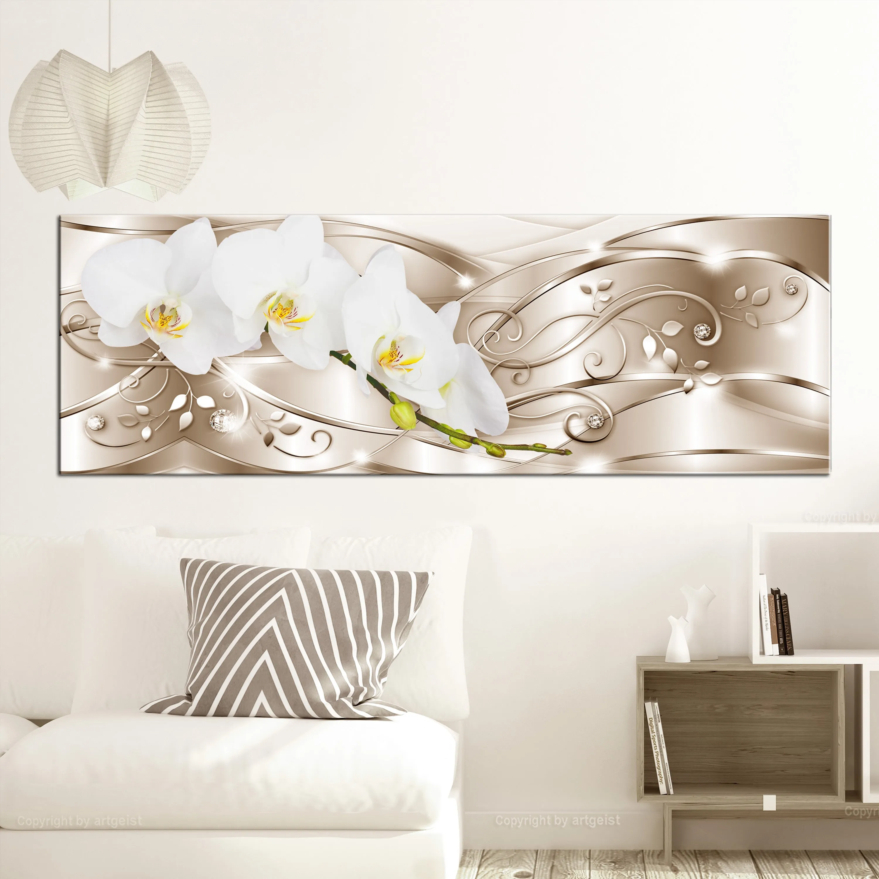 Quadro Flowering (1 Part) Narrow Beige