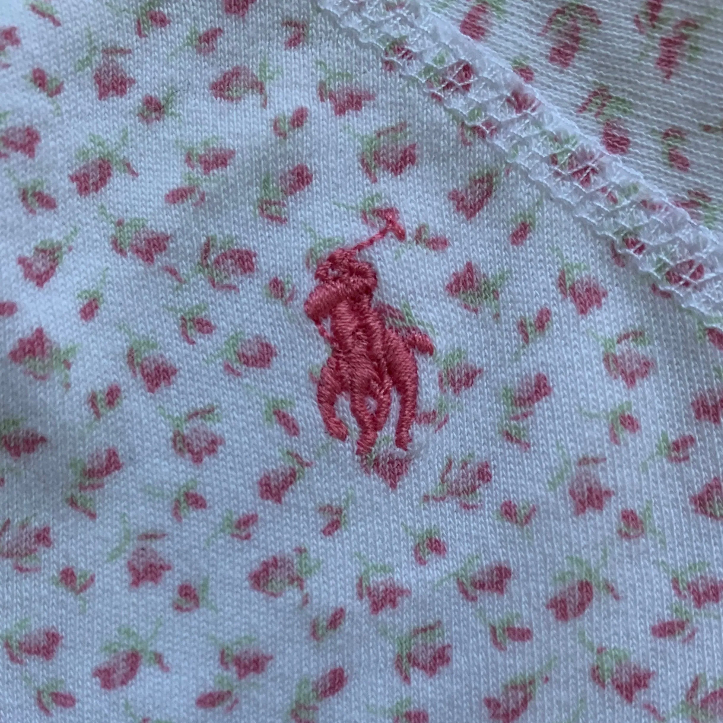 Ralph Lauren Rose Print All-In-One: Newborn