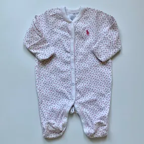 Ralph Lauren Rose Print All-In-One: Newborn