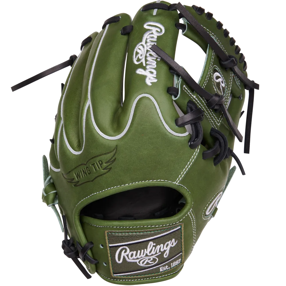 Rawlings Heart of the Hide 11.5 Military Green Baseball Glove: PRO204W-2MG