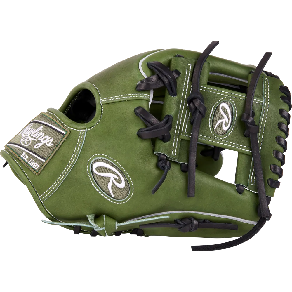 Rawlings Heart of the Hide 11.5 Military Green Baseball Glove: PRO204W-2MG