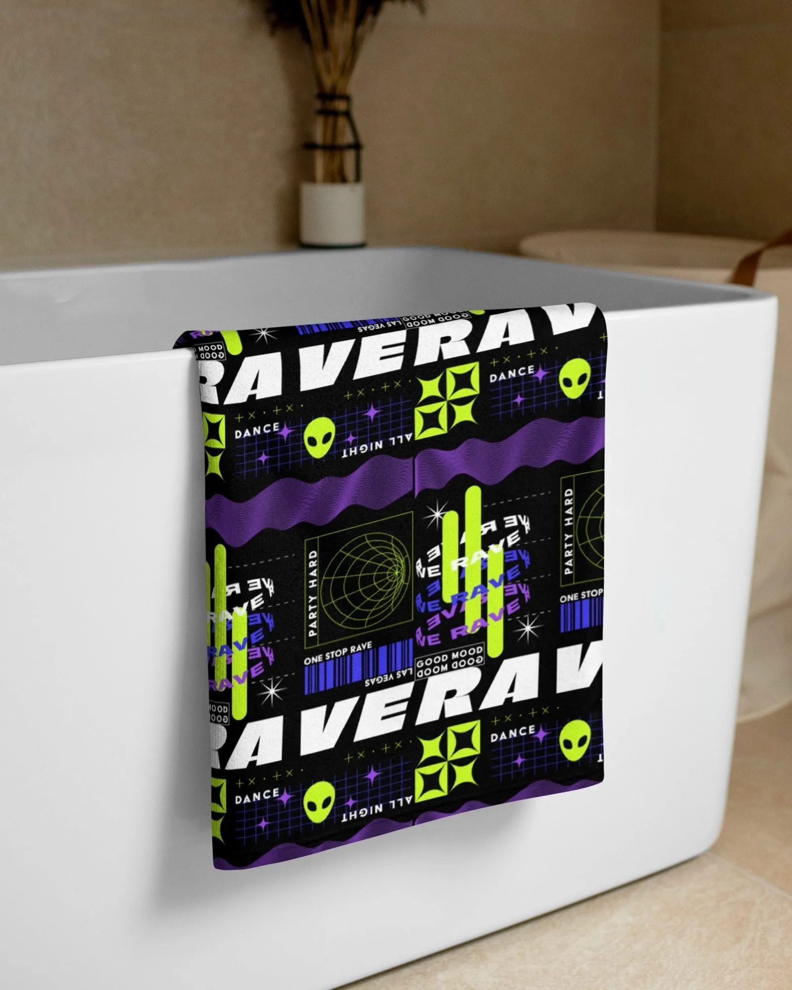 Retro Rave Towel