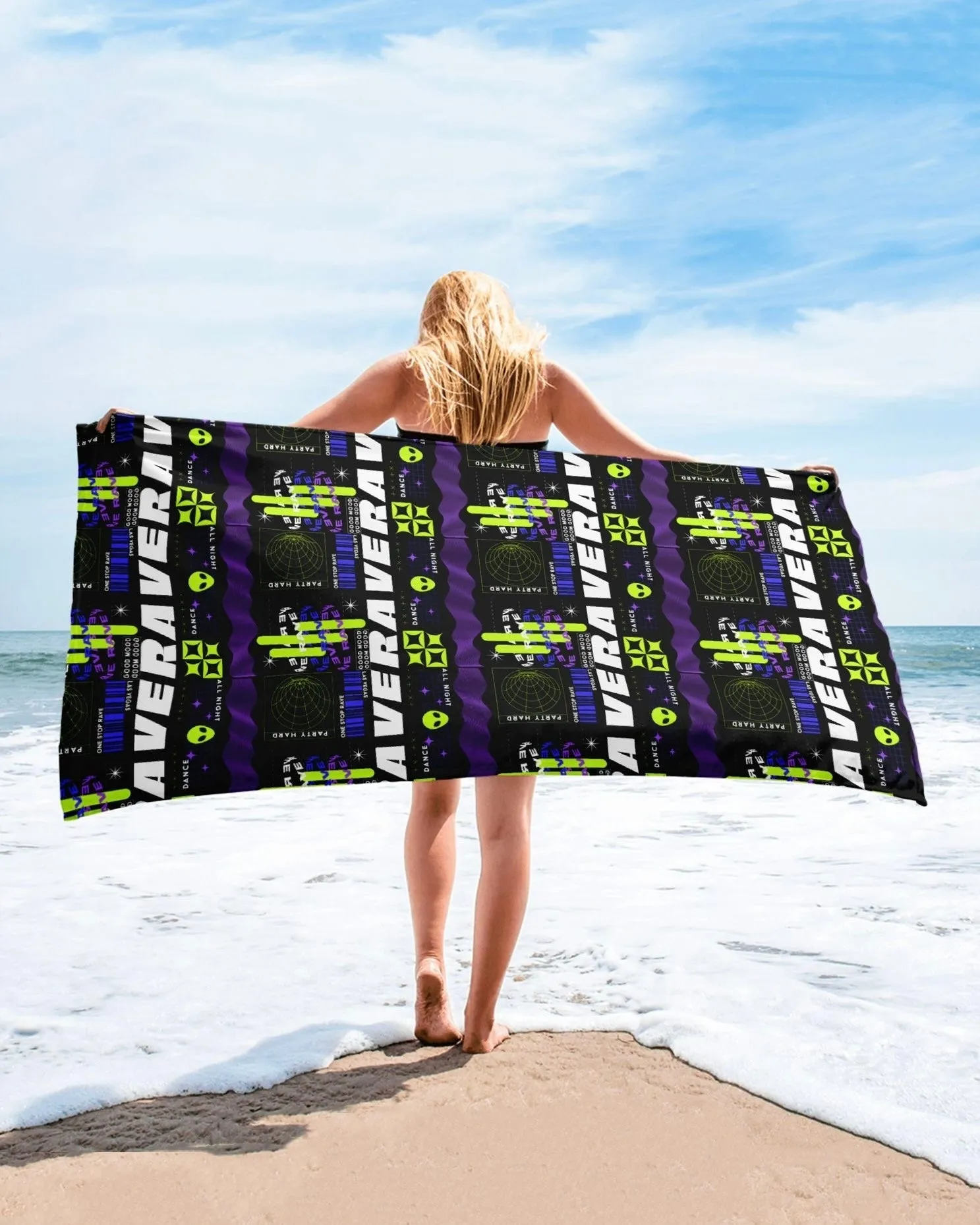 Retro Rave Towel