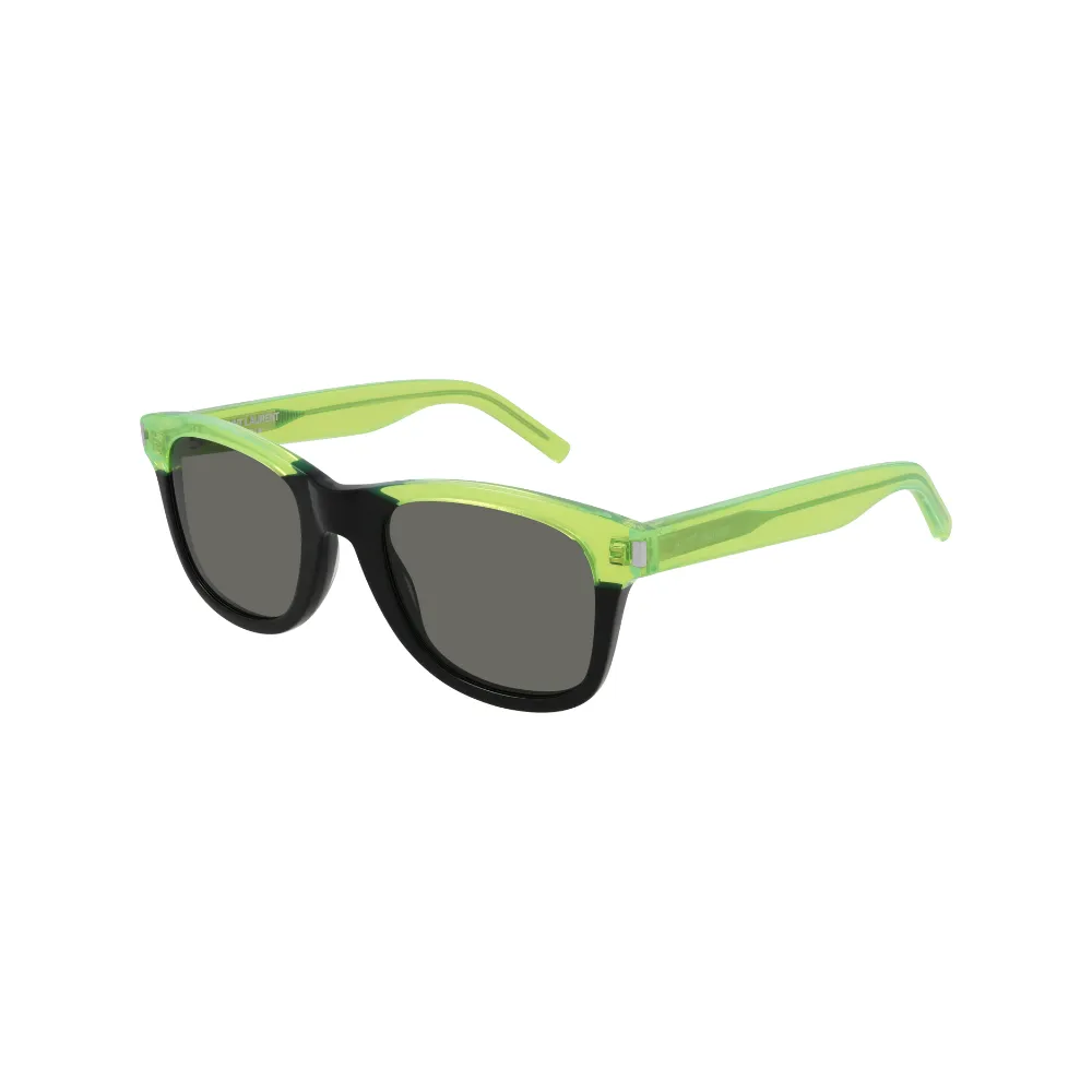 Saint Laurent Sunglass Unisex Green Grey SL 51-058