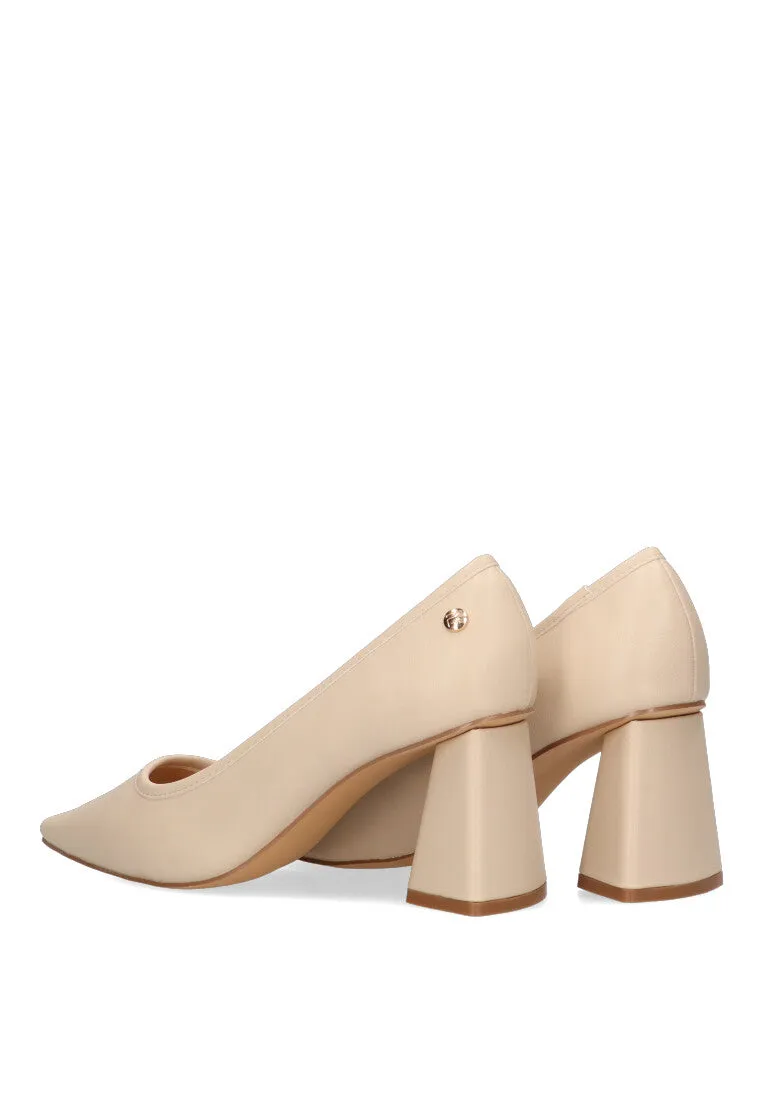 SALN ETIKA GALWAY color BEIGE para mujer con Tacón medio y exterior en sintético.