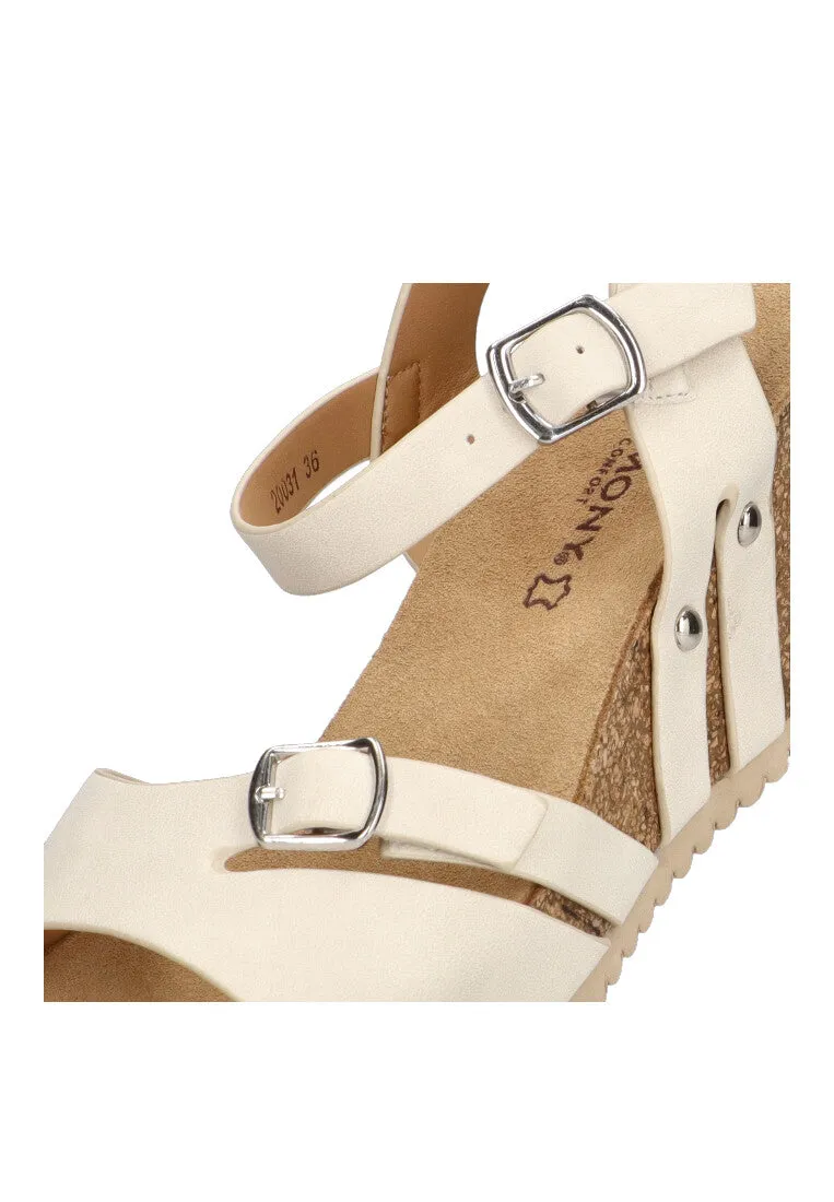 SANDALIA BIO ARMONY MYRTHOS 20031  MUJER, BEIGE