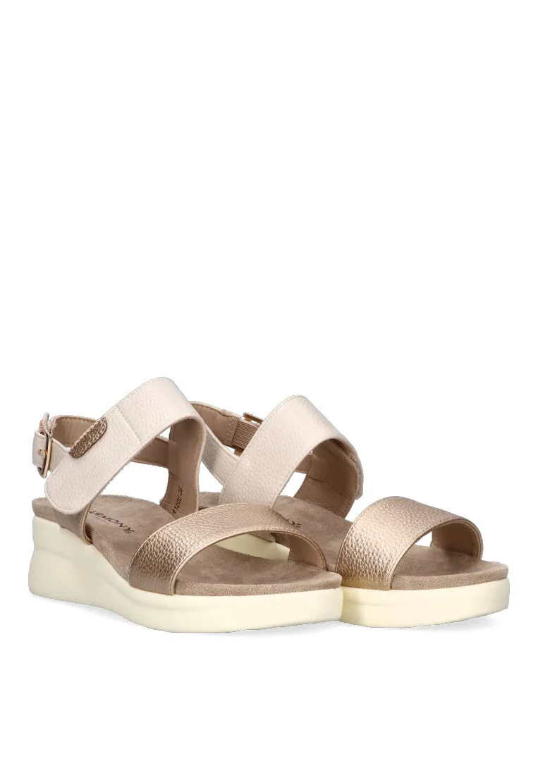 SANDALIA CONFORT ARMONY ISTANA 41006 MUJER, BEIGE