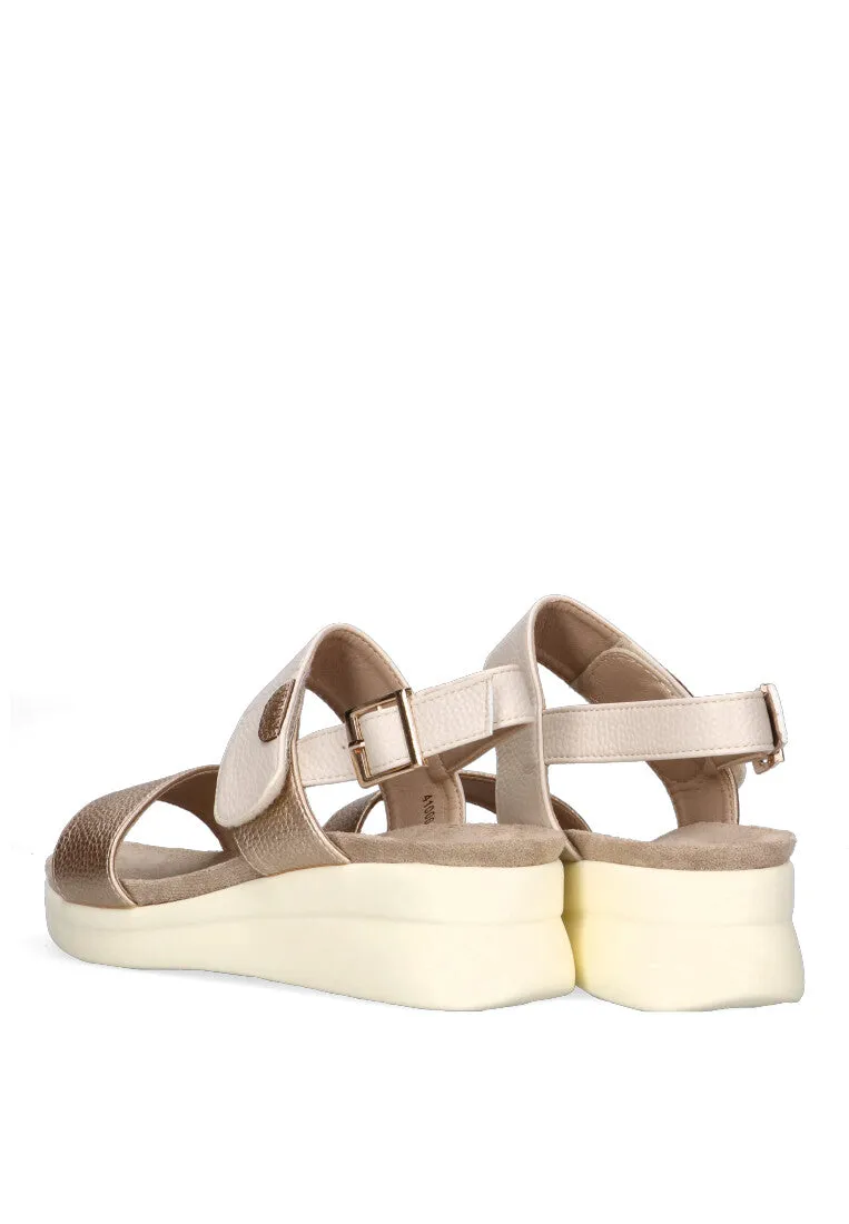 SANDALIA CONFORT ARMONY ISTANA 41006 MUJER, BEIGE