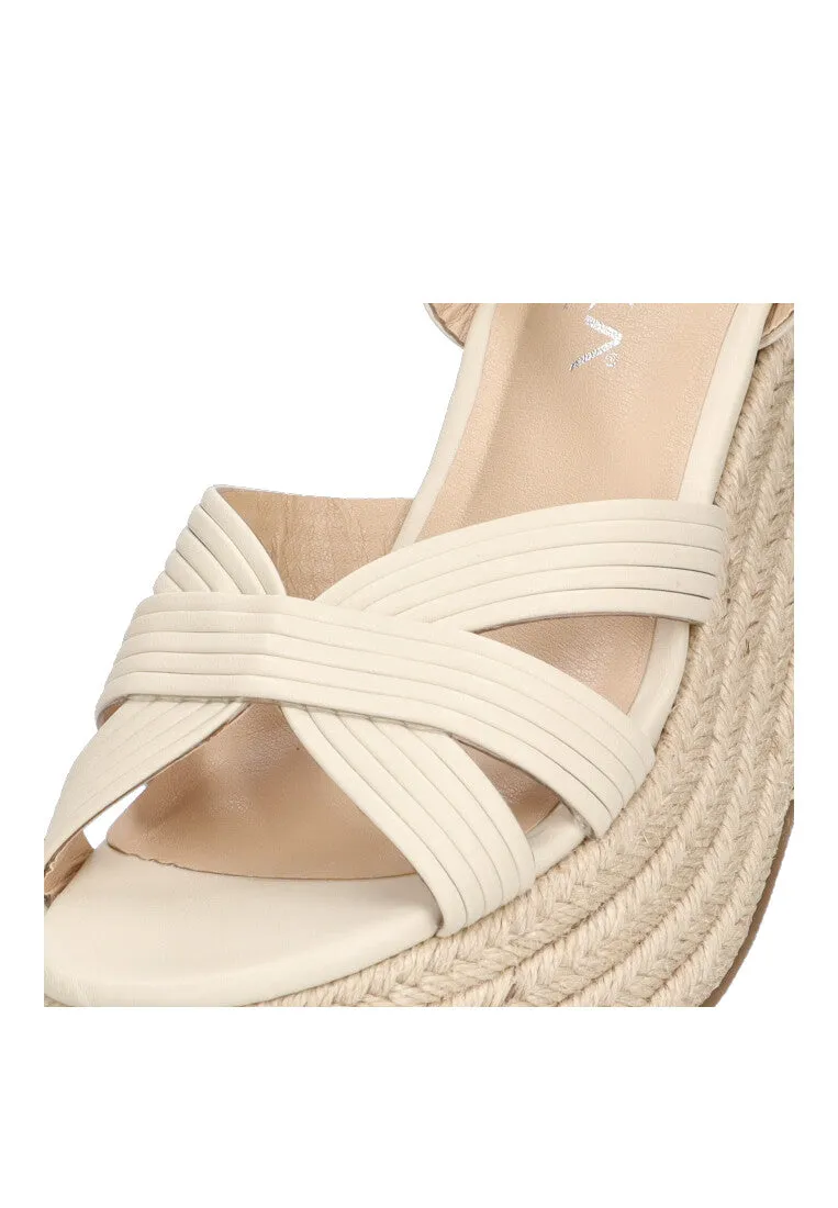 SANDALIA TIRAS CRUZADAS ETIKA 20024 ALCAIDESA MUJER, BEIGE