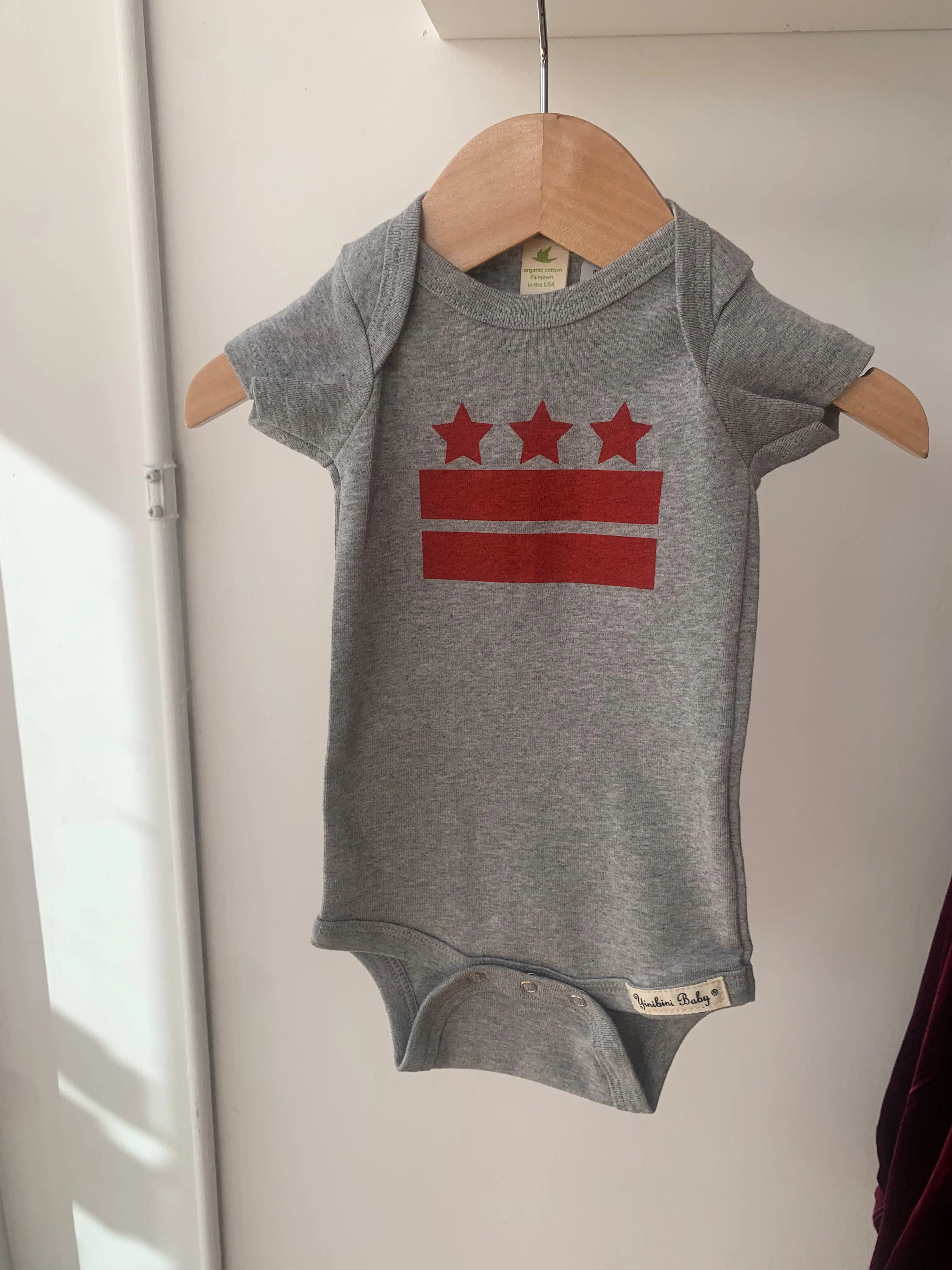 Short Sleeve DC Flag Onesie