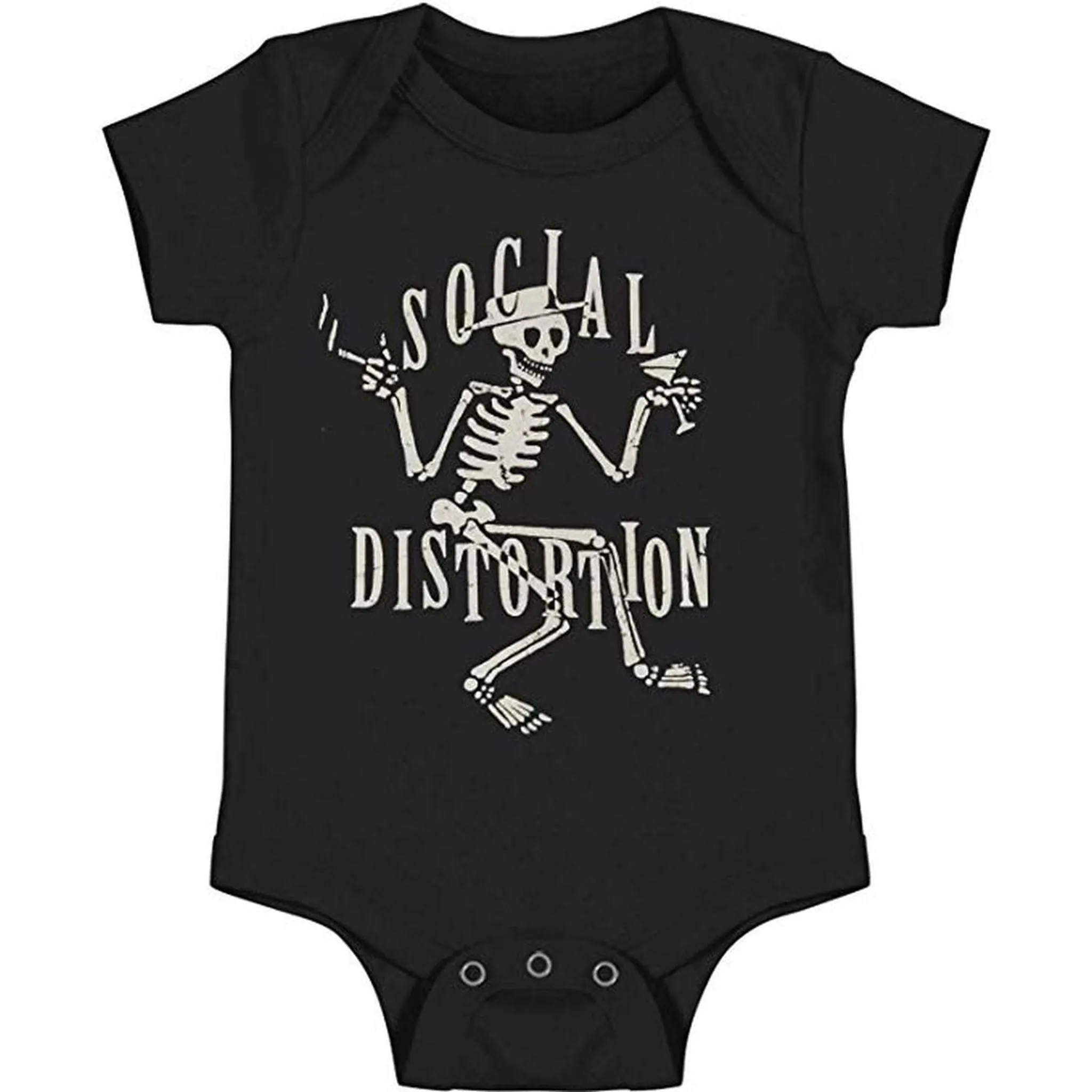 Social D Skelly Rag Onesie