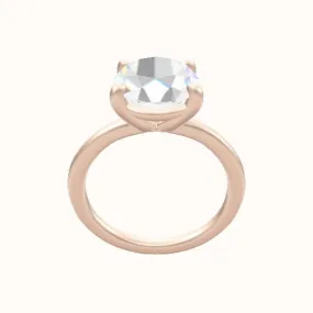 Solitaire Engagement Ring With Low Set Four Prong Head