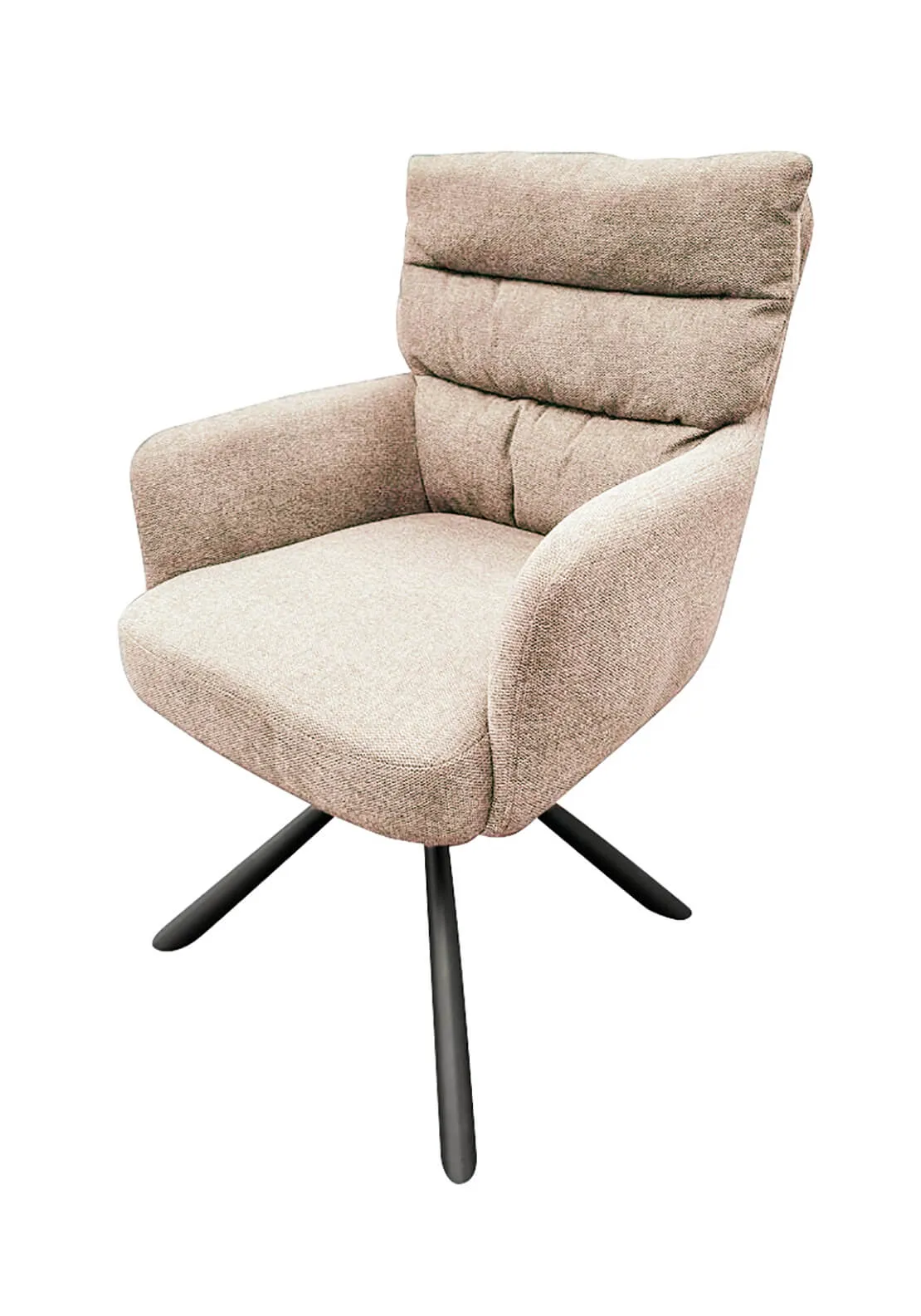 Stefan Swivel Dining Chair - Beige