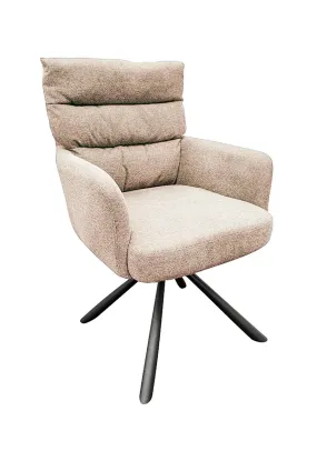 Stefan Swivel Dining Chair - Beige