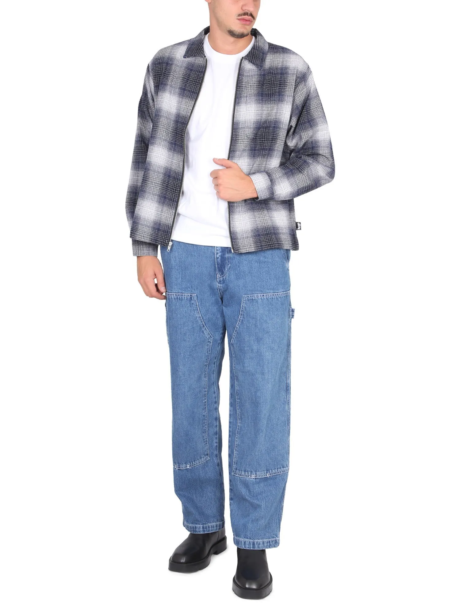 STUSSY  |Other Plaid Patterns Cotton Skater Style Shirts