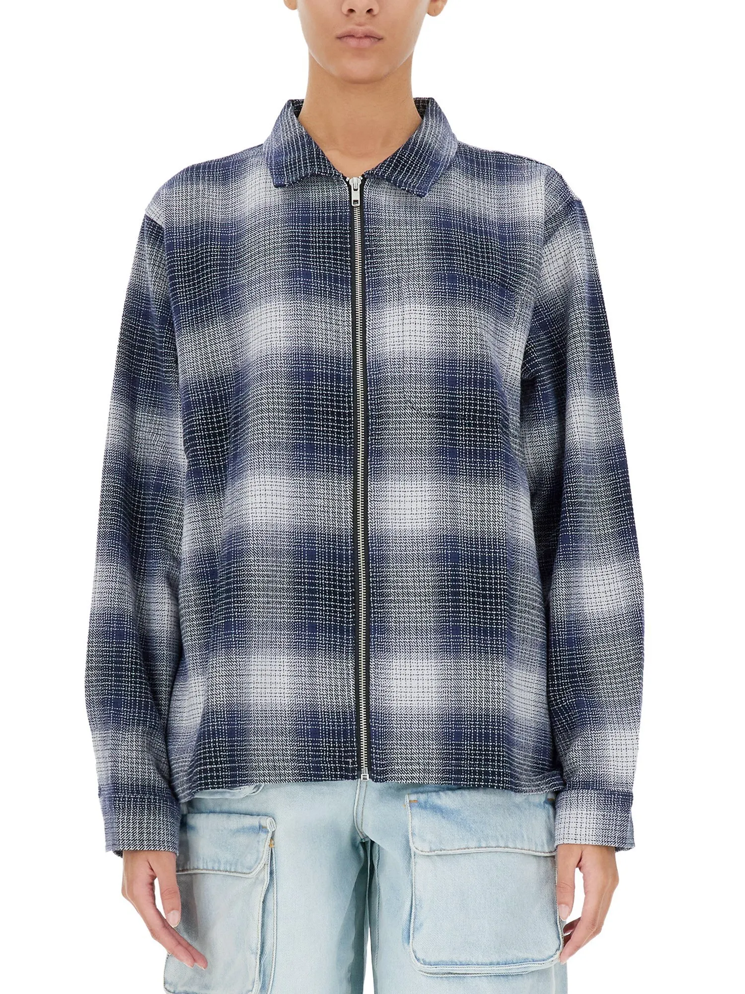 STUSSY  |Other Plaid Patterns Cotton Skater Style Shirts