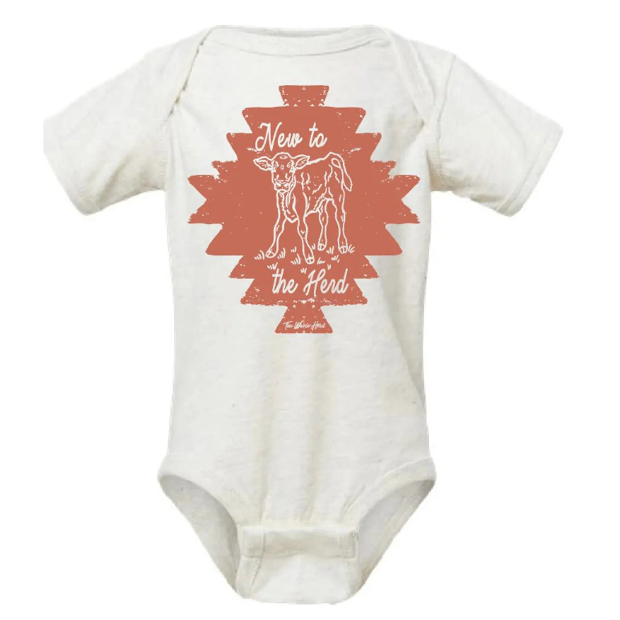 The Whole Herd Infant New To Herd Aztec Onesie