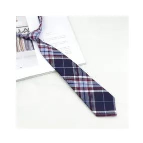 Tie Mood Boy's Plaid Pre-Tied Tie