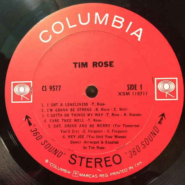 Tim Rose ~ Tim Rose