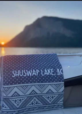 Turkish Towel - Shuswap Lake - Art of Movement