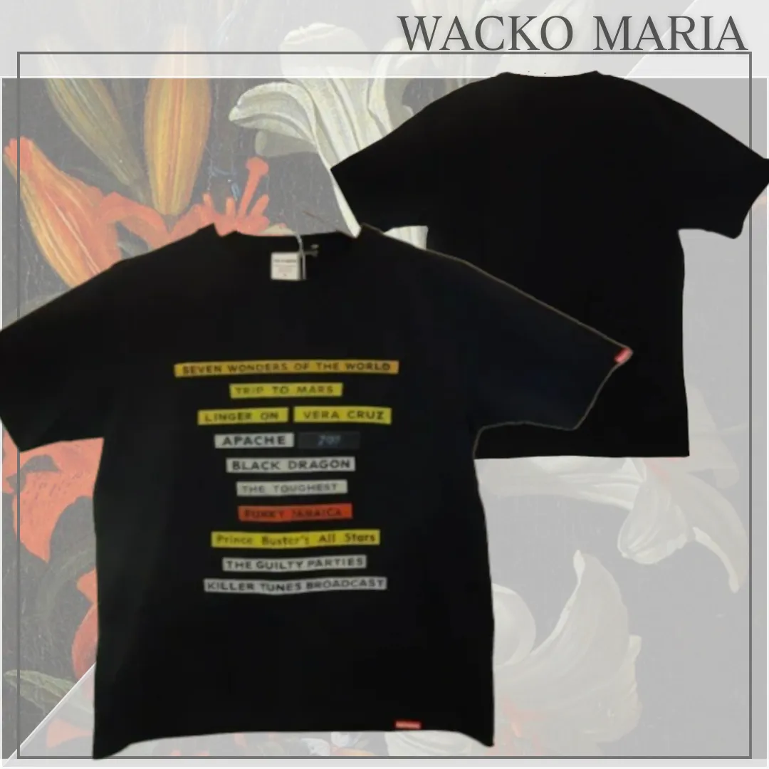 WACKO MARIA  |Unisex Cotton T-Shirts