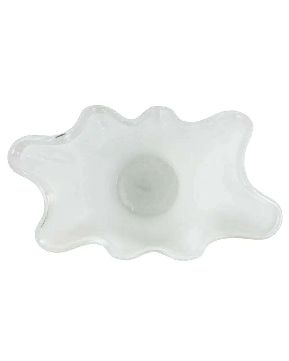 White Glass Medium Bowl