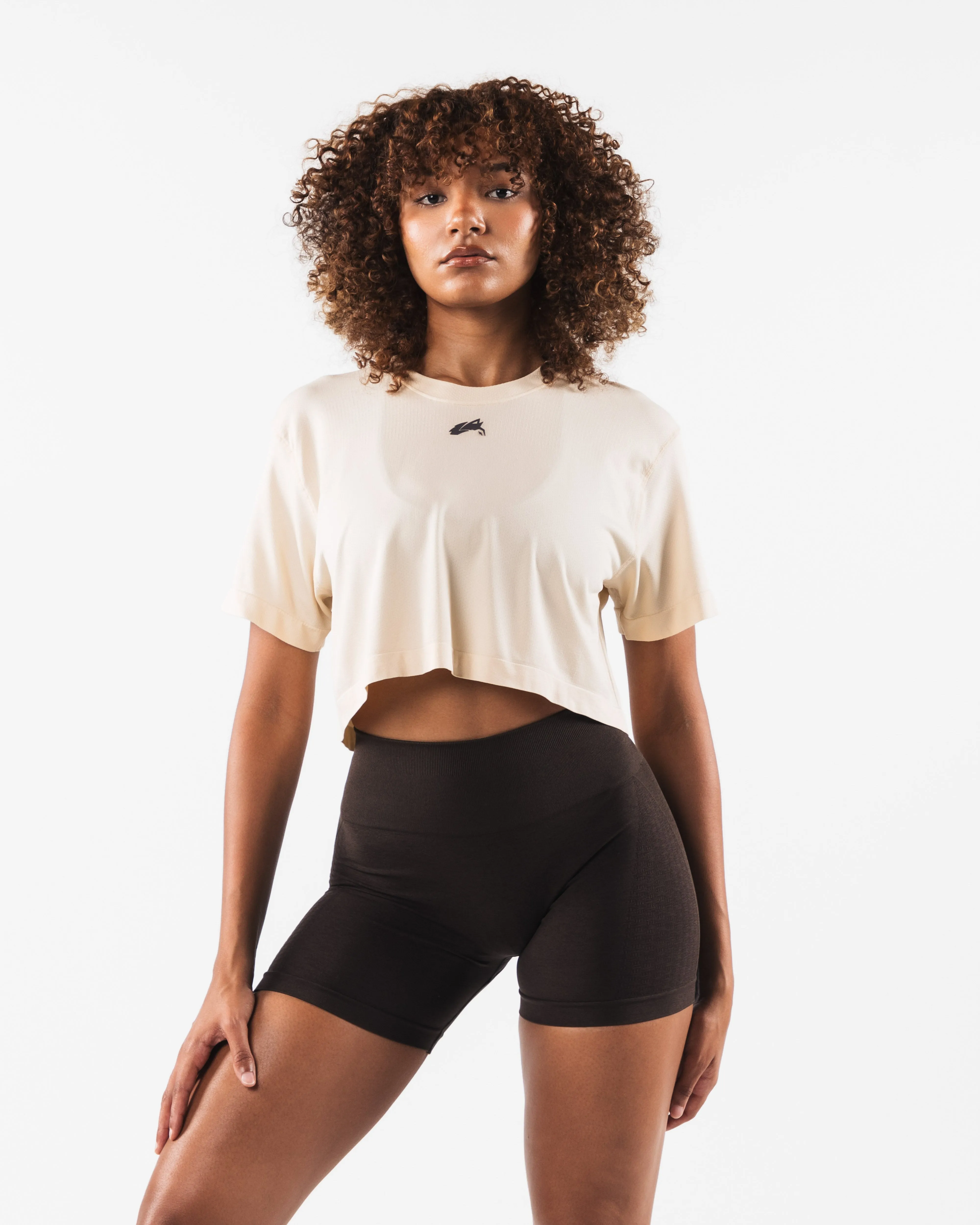 Wolf Head Airtech SS Crop - Beige