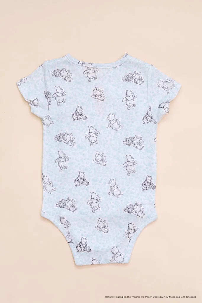 Wrap Onesie - Blue Hunny Pooh