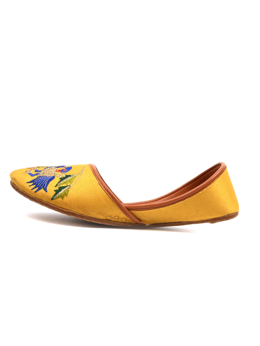 Yellow Fancy & Stylish Khussa for women