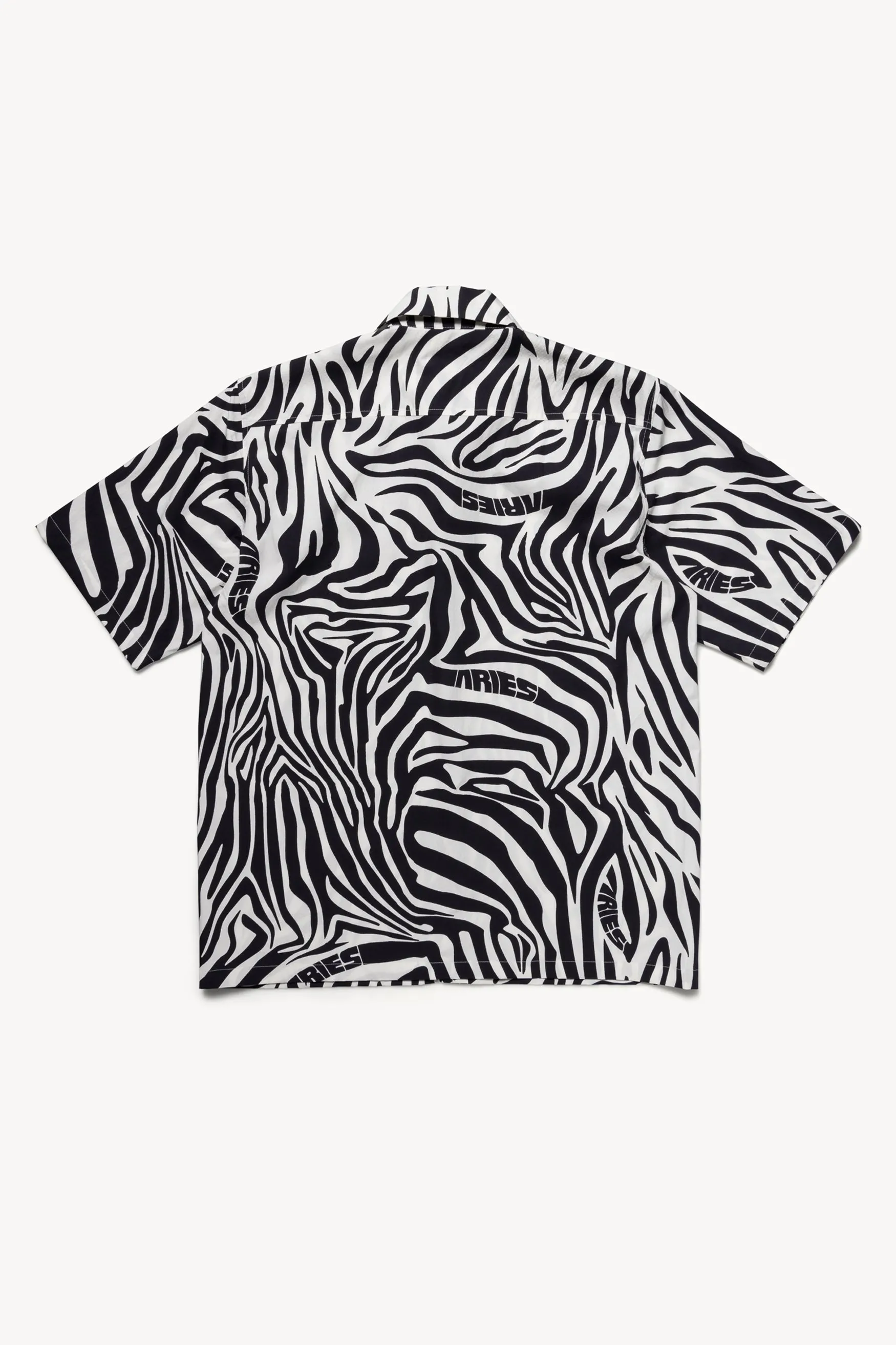 Zebra Print Hawaiian Shirt